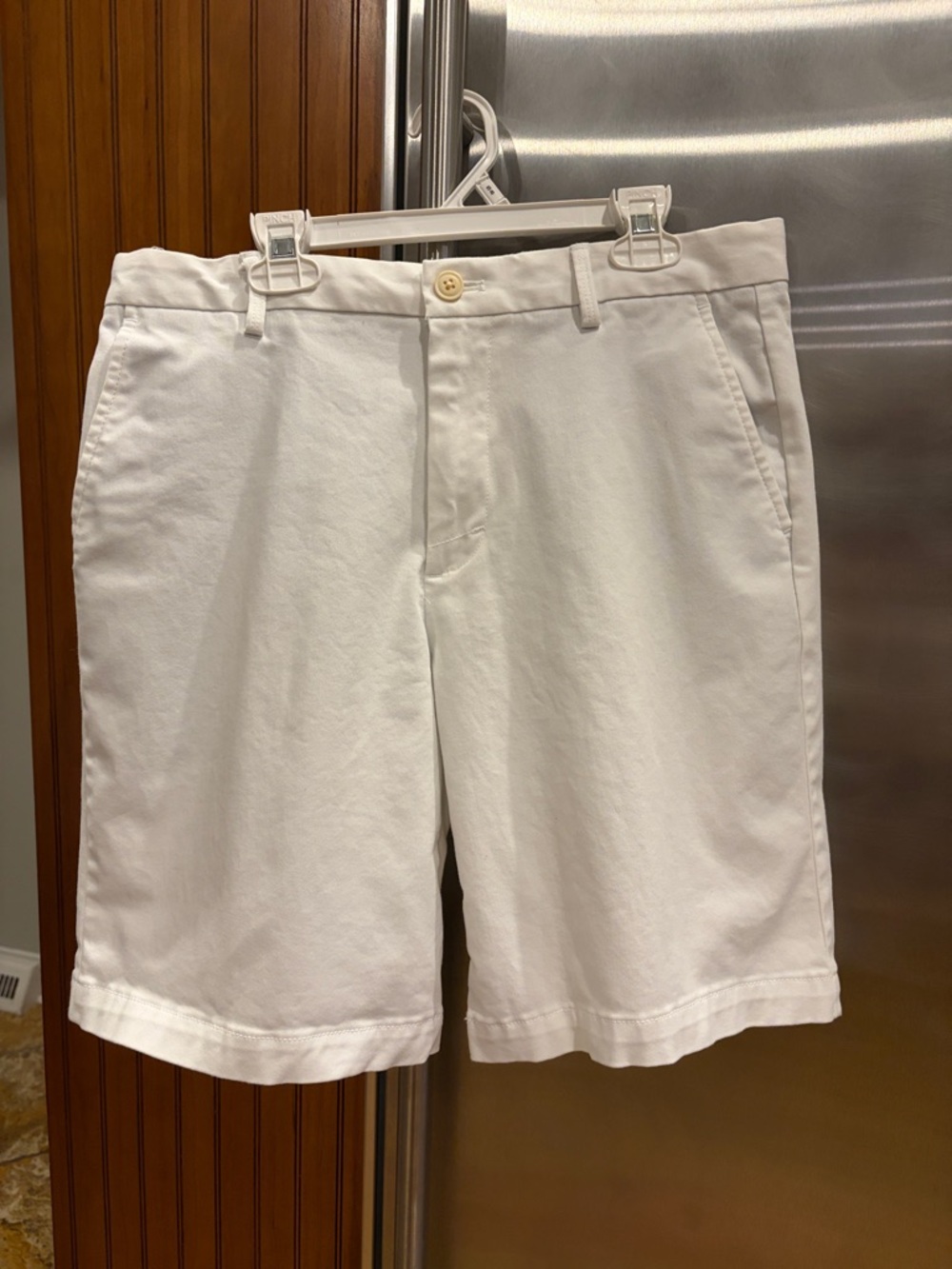 Izod White Classic Cotton Shorts